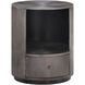 Siena 23 X 19 inch Gunmetal Night Stand